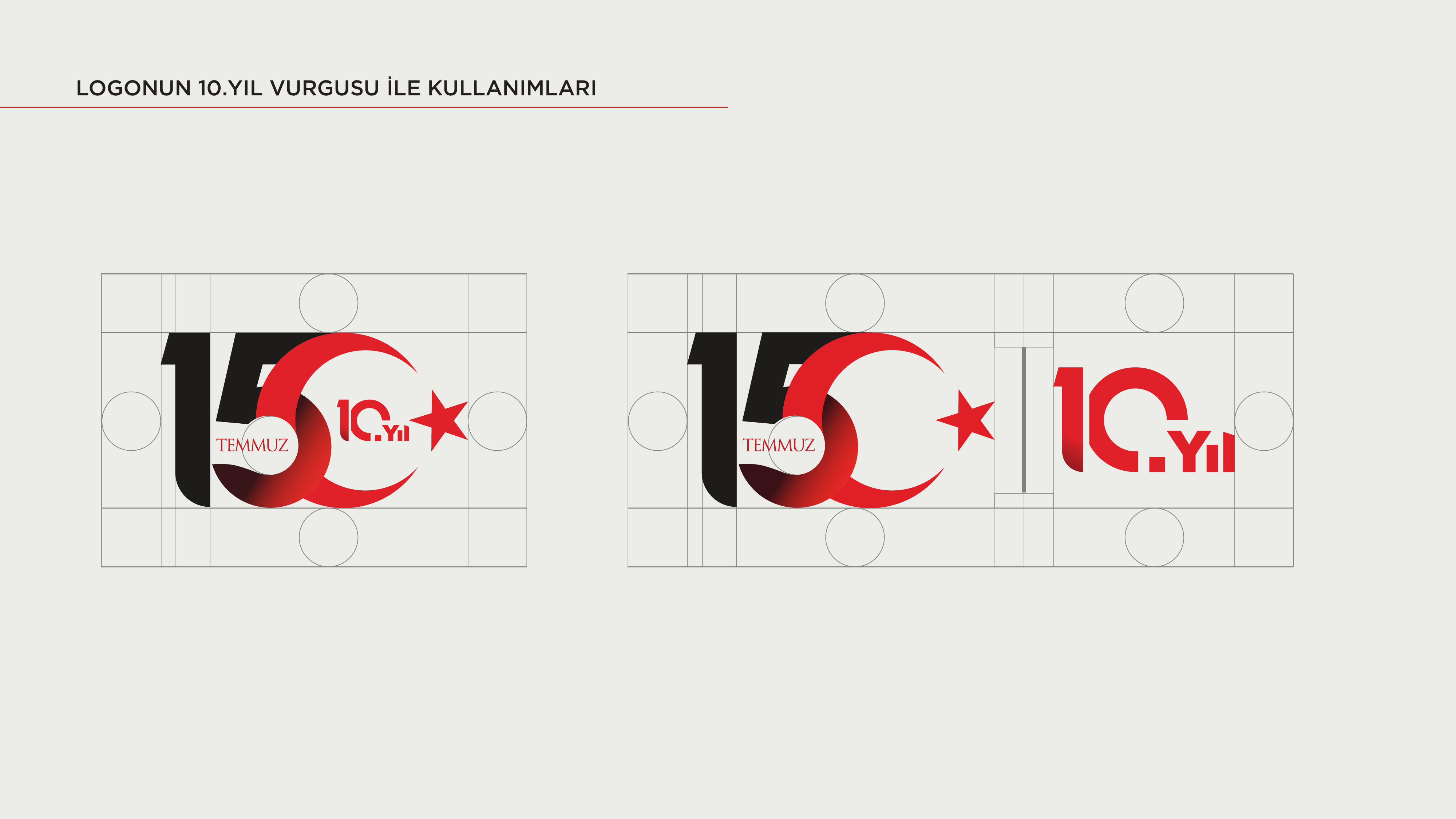 Logonun 10.Yıl Vurgusu ile Kullanımları