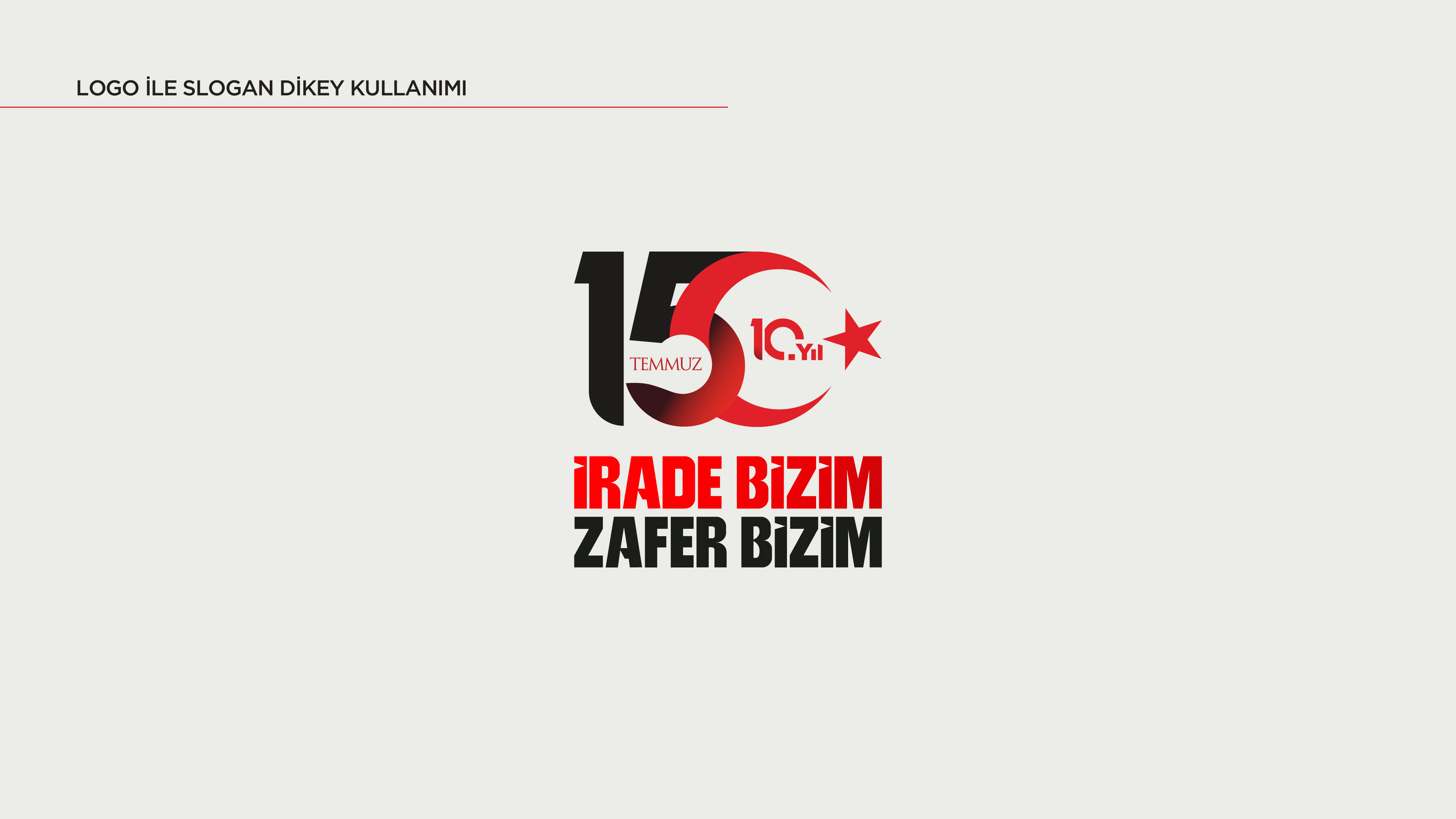 Logo ile Slogan Yatay Dişi Kullanımı