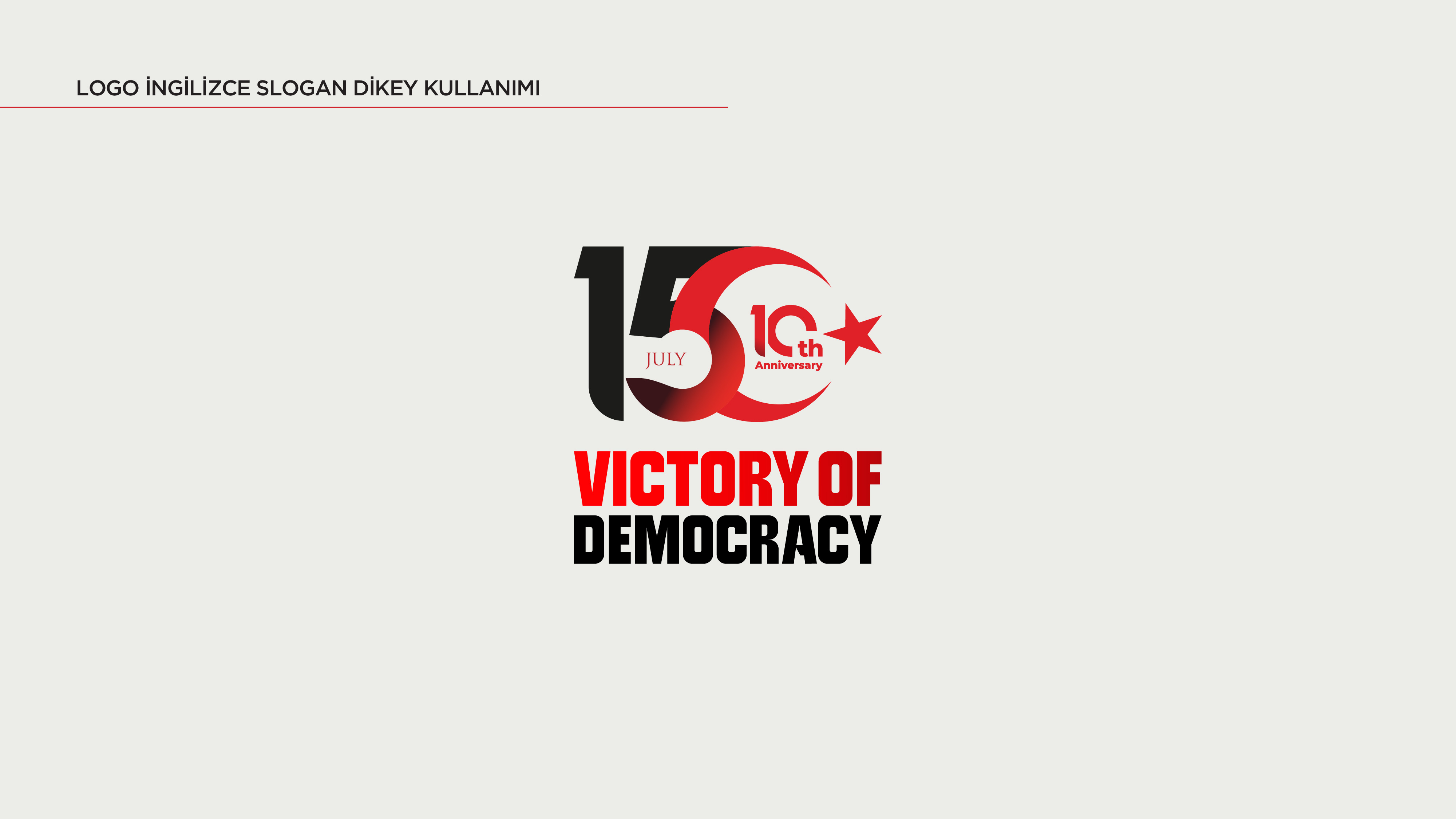 Logo İngilizce Slogan Yatay Dişi Kullanımı