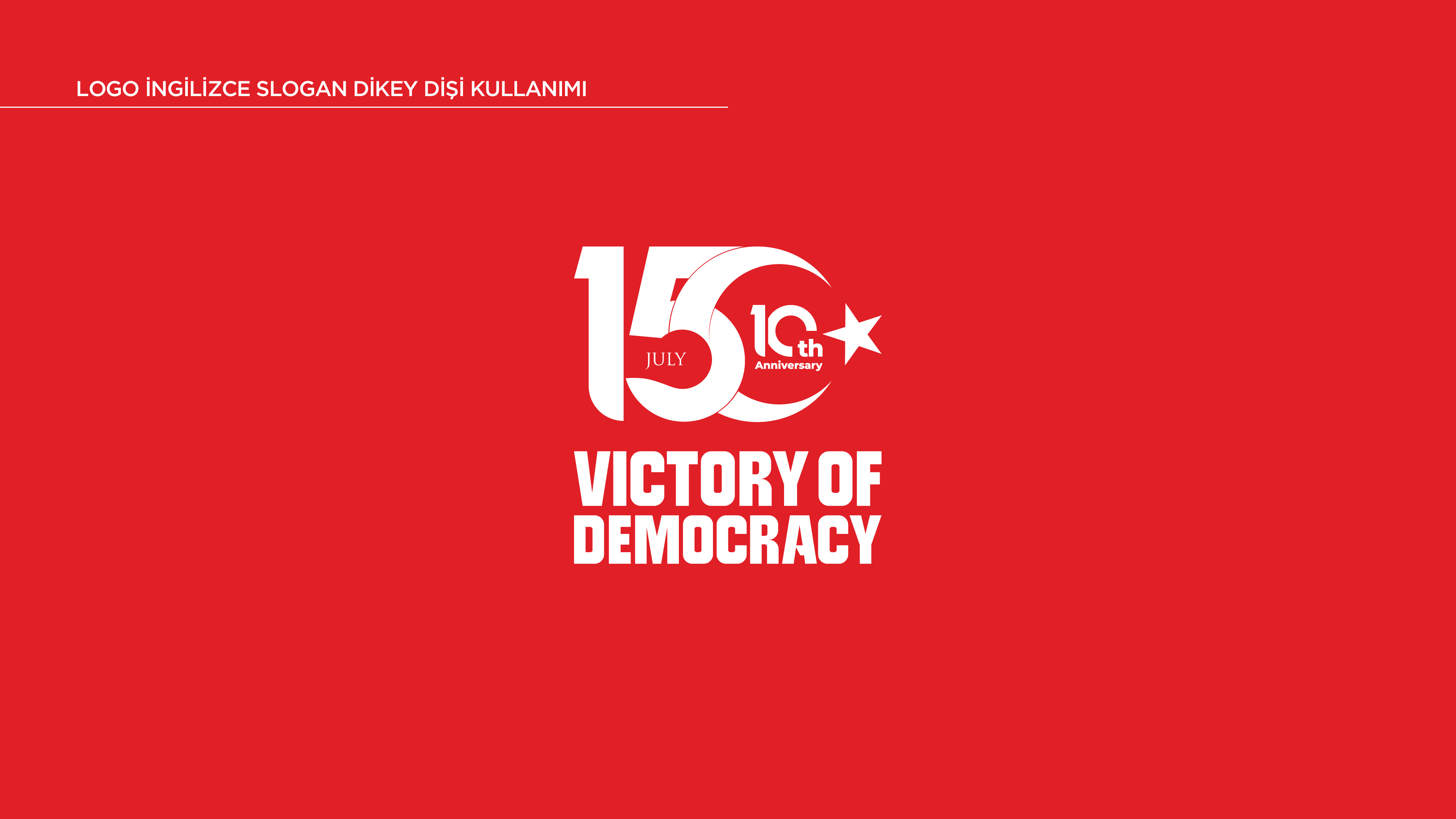 Logo İngilizce Slogan Dikey Kullanımı