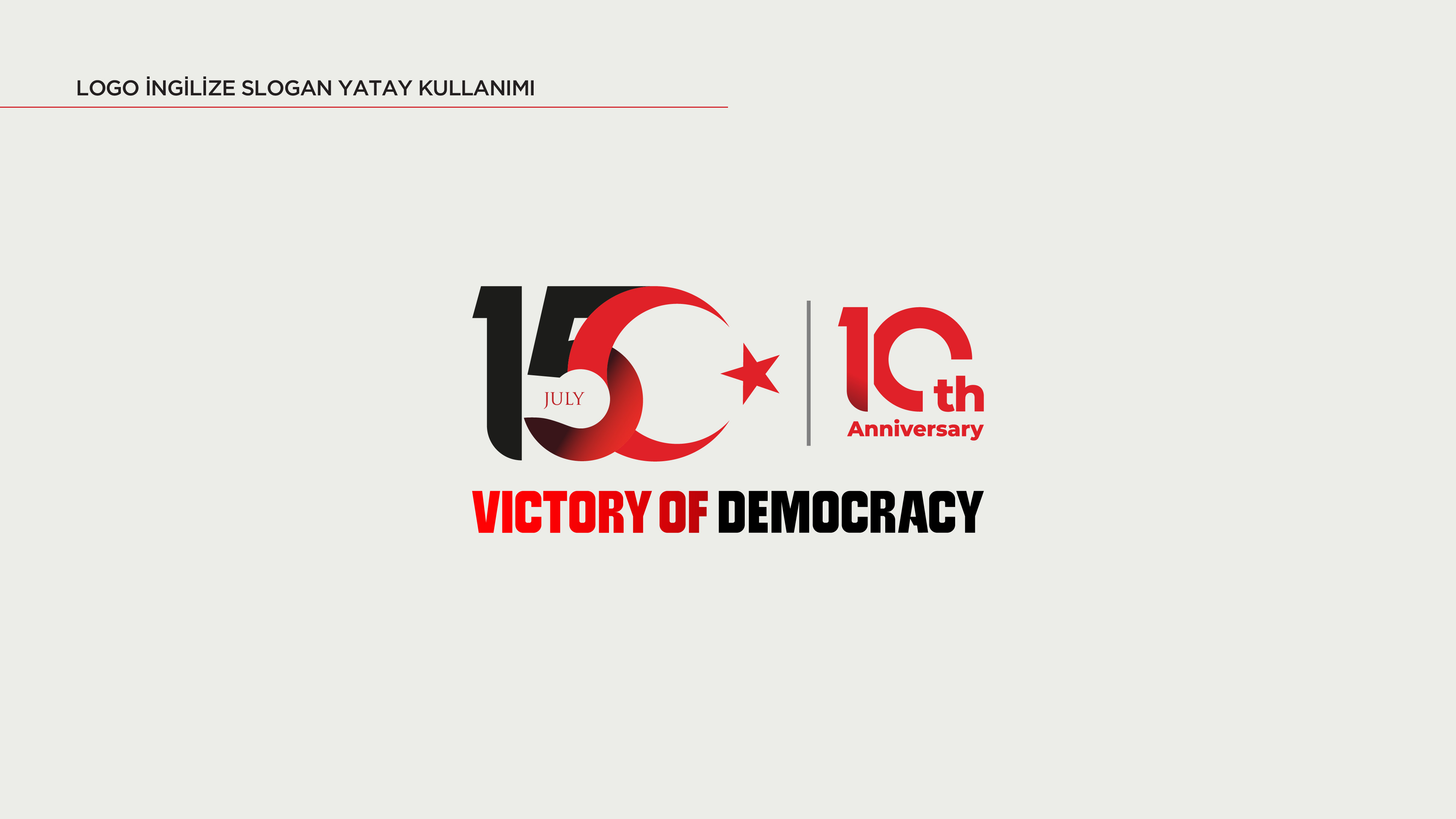 Logo İngilizce Slogan Dikey Dişi Kullanımı