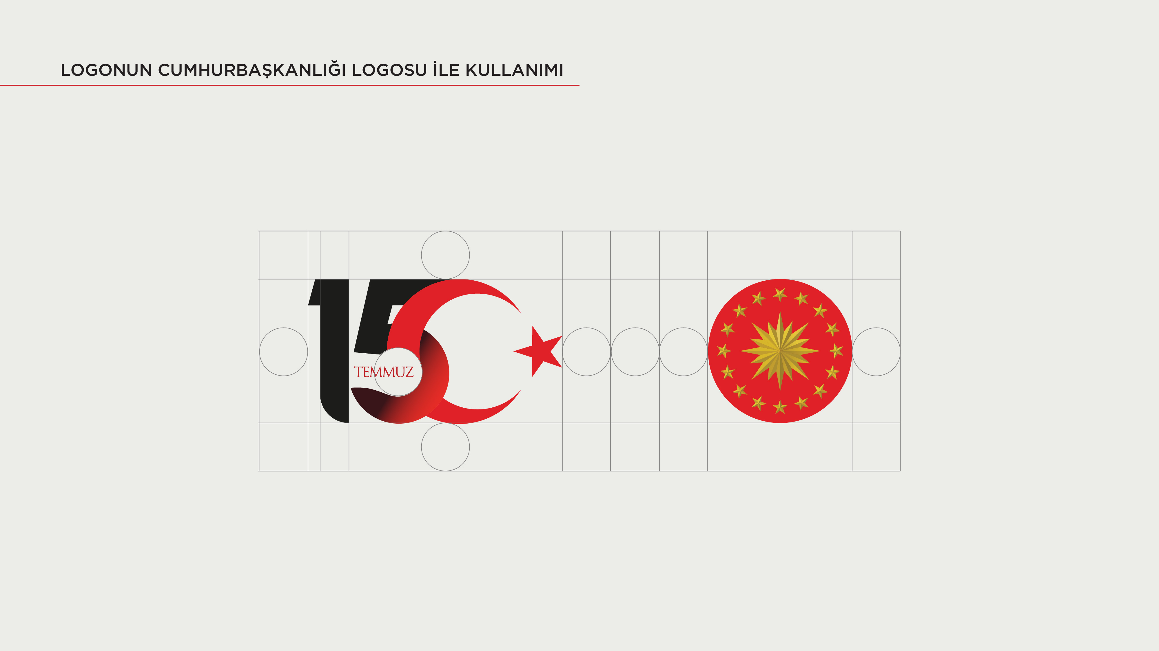 Logonun Diğer Logolar ile Dikey Kullanımı