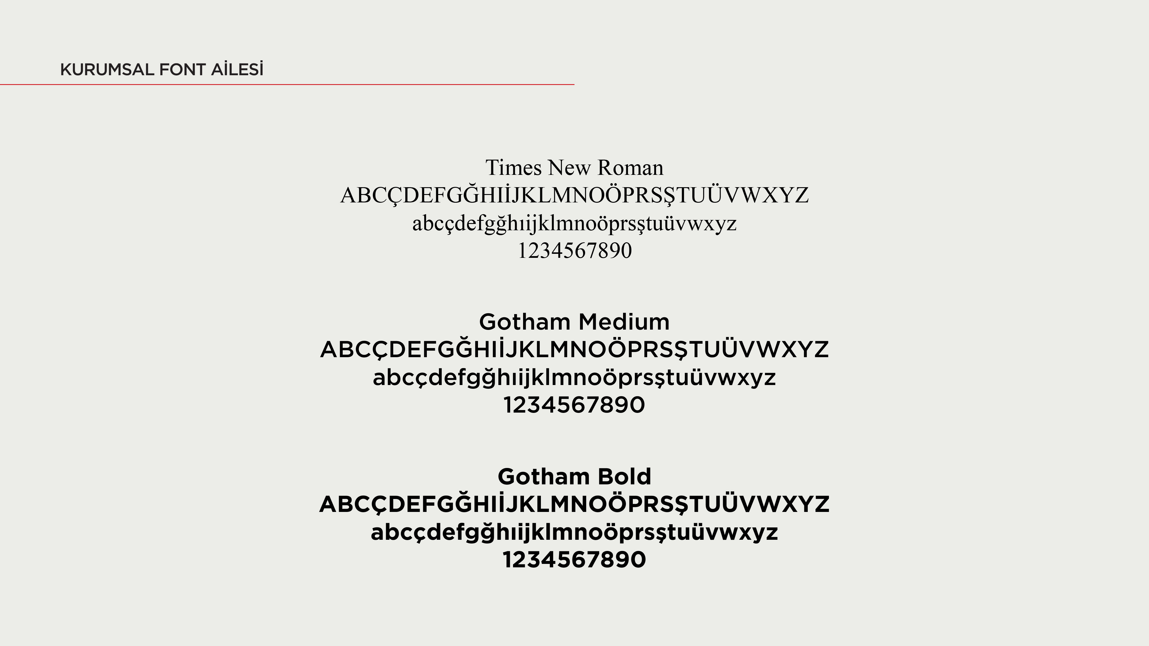 Kurumsal Font Ailesi